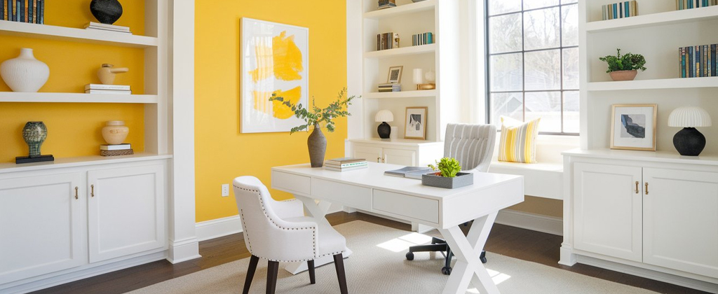 أفضل الألوان لتزيين المكتب لزيادة الإنتاجية